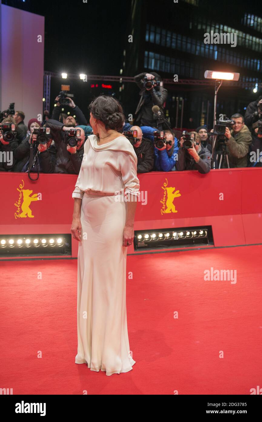 Tapis rouge 'deux hommes en ville à Berlinale. Banque D'Images