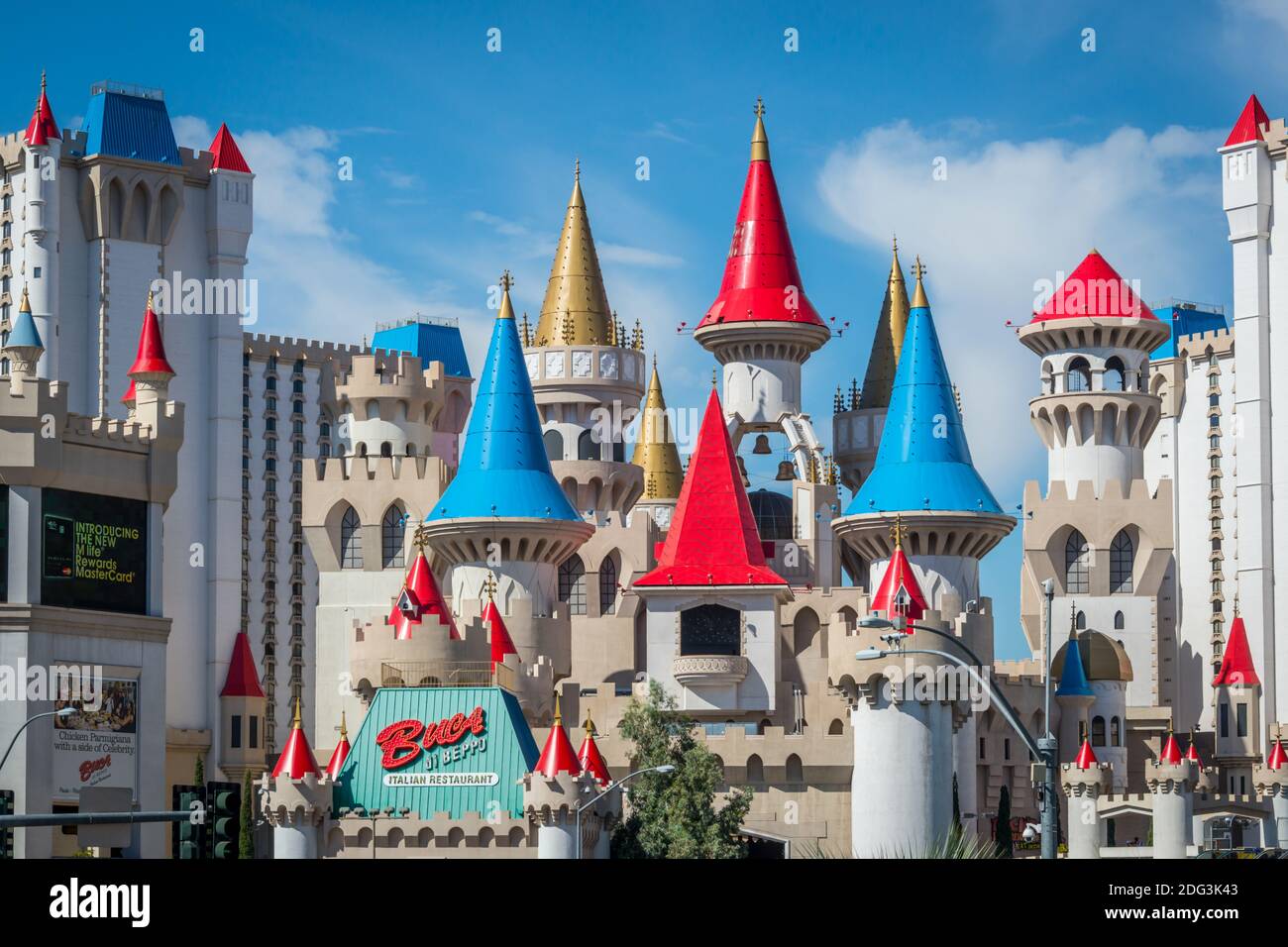Las Vegas, Nevada, Excalibur Hotel and Casino Banque D'Images