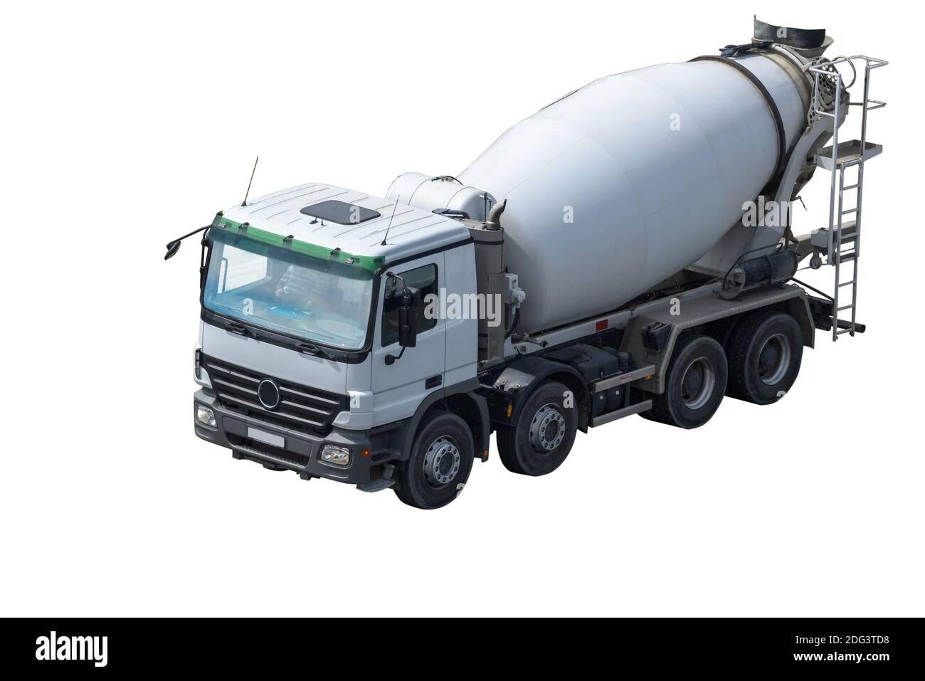 Camion malaxeur de ciment Banque D'Images