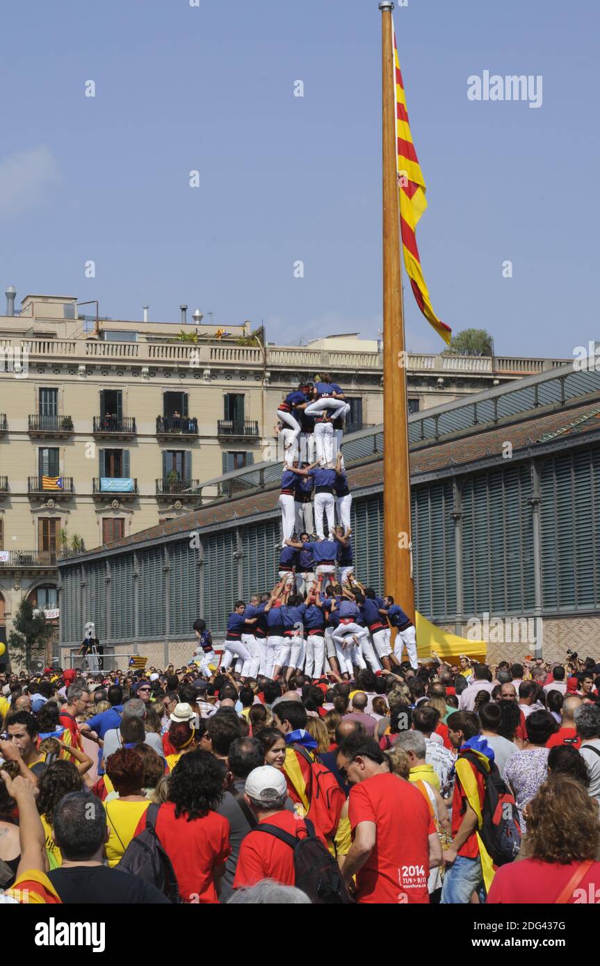 Festival en Catalogne, Espagne Banque D'Images