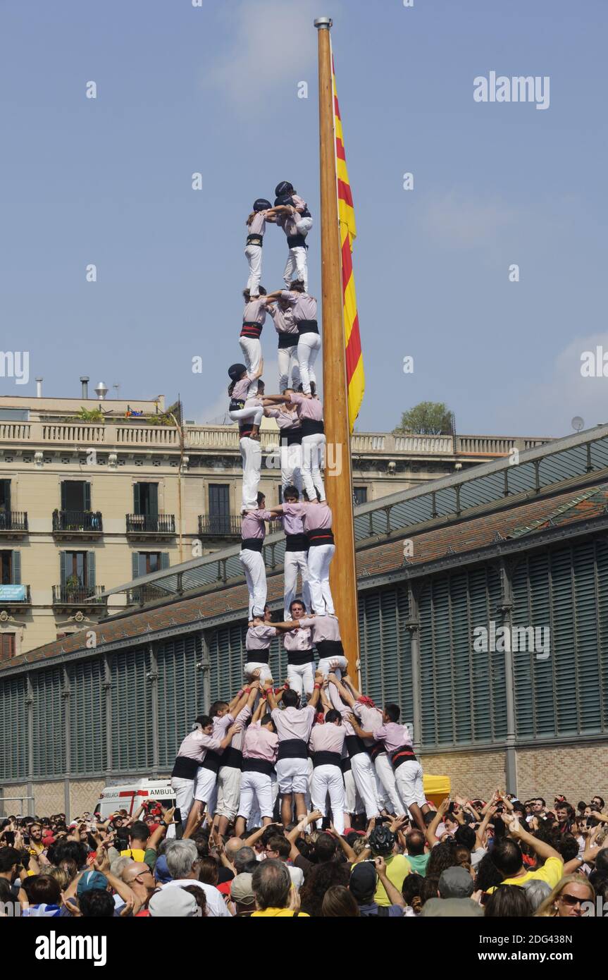 Festival en Catalogne, Espagne Banque D'Images