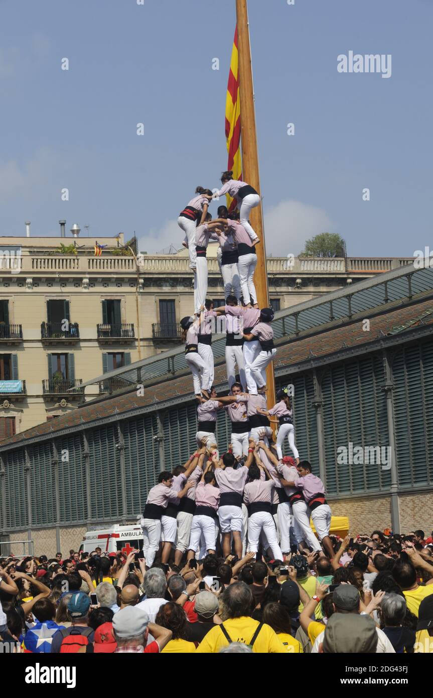 Festival en Catalogne, Espagne Banque D'Images