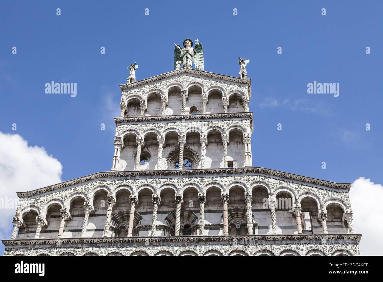 Lucques, Eglise San Michele à Foro, Toscane, Italie Banque D'Images