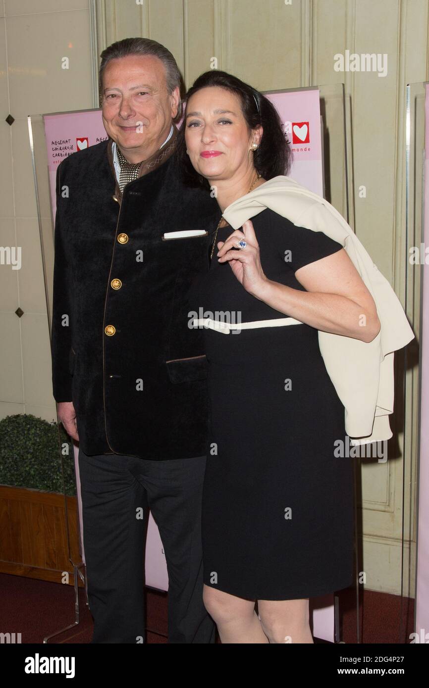 Louis Arnaud l'Herbier, SAR la princesse Tania de BourbonParme lors de la soirée de Gala du Louis Arnaud l'Herbier, SAR la princesse Tania de BourbonParme lors de la soirée de Gala du