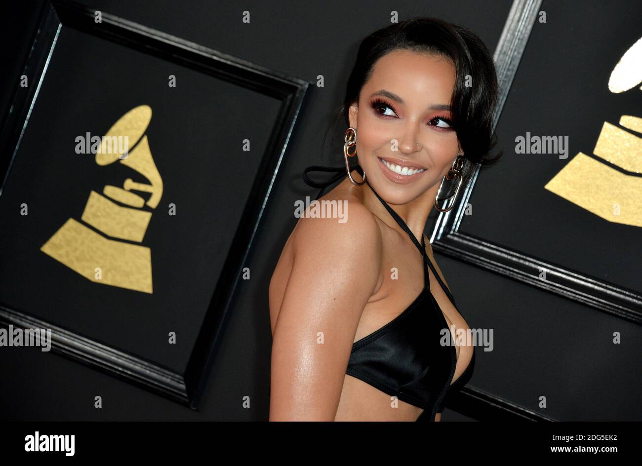 Tinashe participe aux 59e GRAMMY Awards au STAPLES Center le 12 février 2017 à Los Angeles, Californie, États-Unis. Photo de Lionel Hahn/ABACAPRESS.COM Banque D'Images