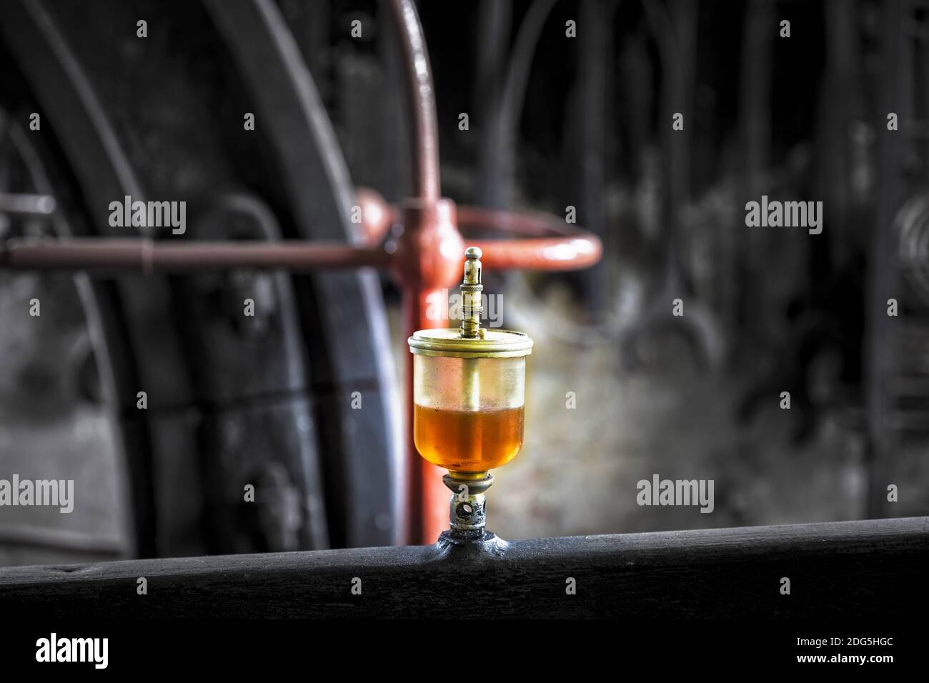 Huile de machine Banque D'Images