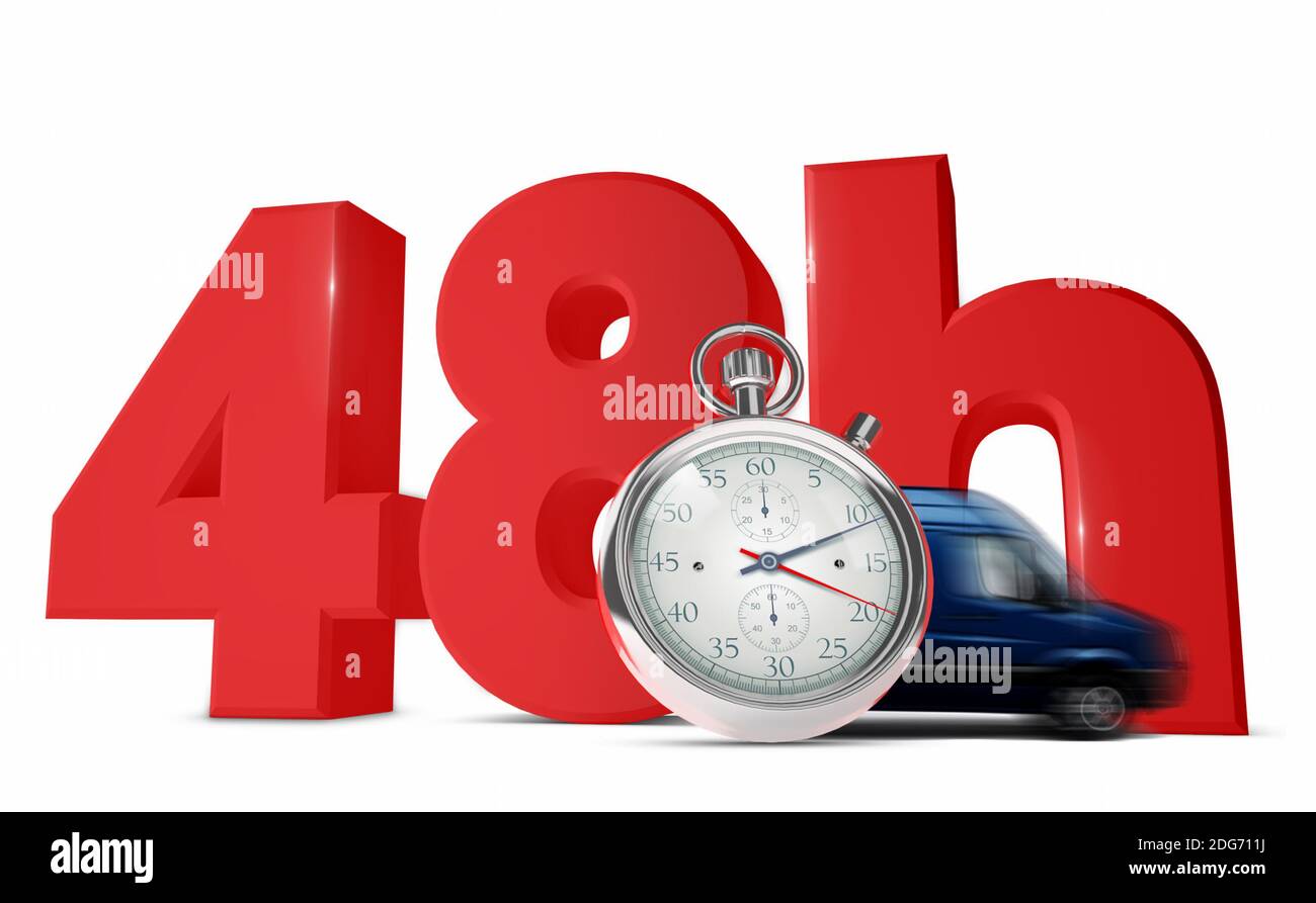 Livraison rapide concept. Banque D'Images