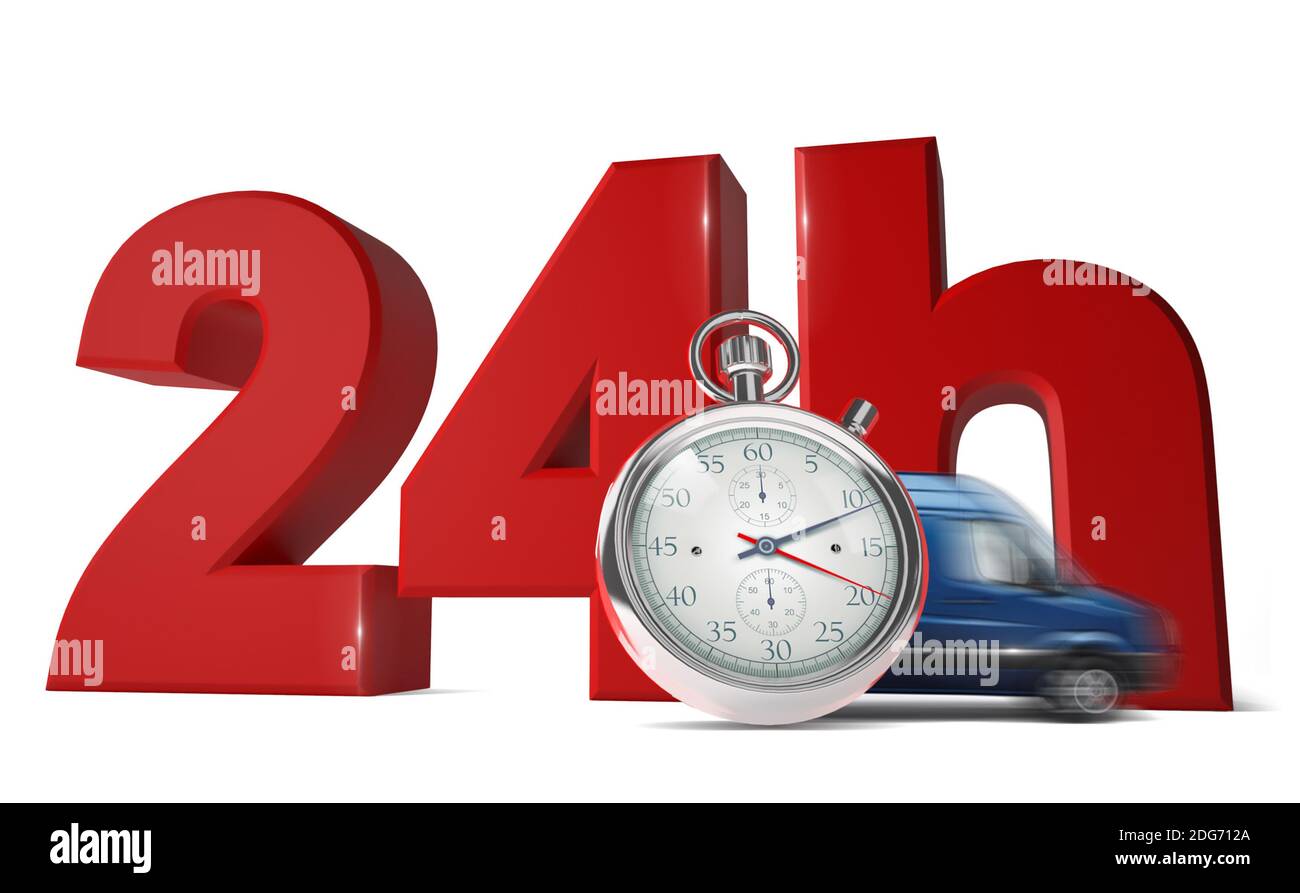 Livraison rapide concept. Banque D'Images