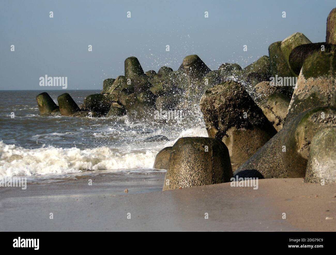 Protection de l'île de Sylt Banque D'Images