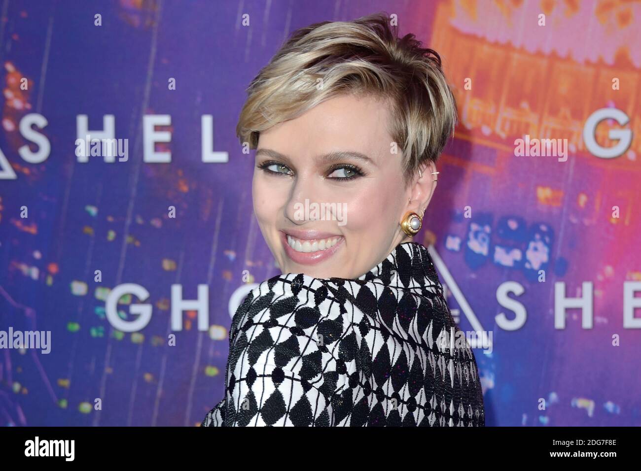 Scarlett Johansson assister au Ghost dans la première de Shell au Grand Rex Cinema à Paris, France, le 21 mars 2017. Photo d'Aurore Marechal/ABACAPRESS.COM Banque D'Images