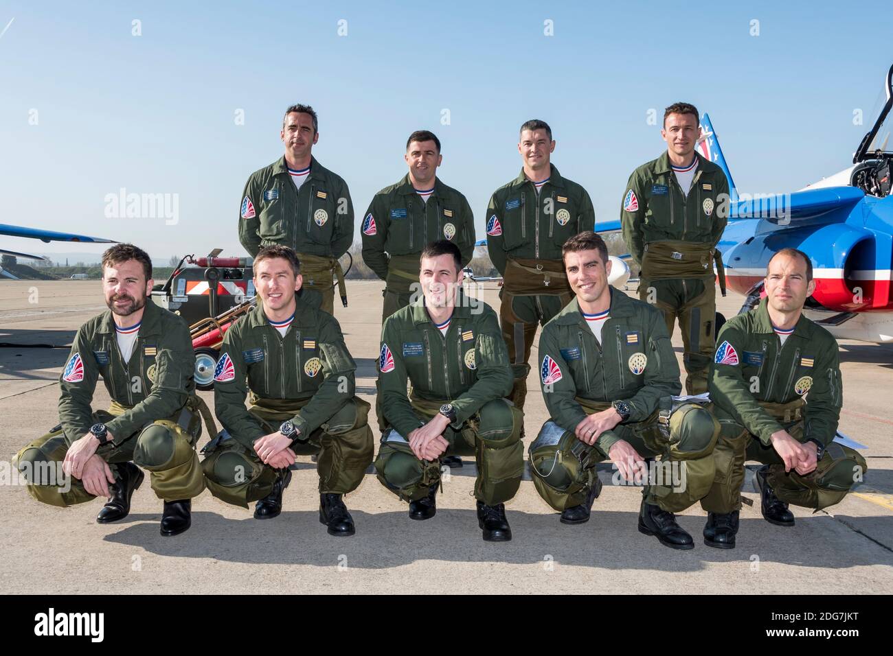 Les pilotes quittent la base aérienne 701 à salon-de-Provence, au sud de la  France, le 17 mars 2017, avant de survoler le port de New York le samedi 25  mars 2017. Les