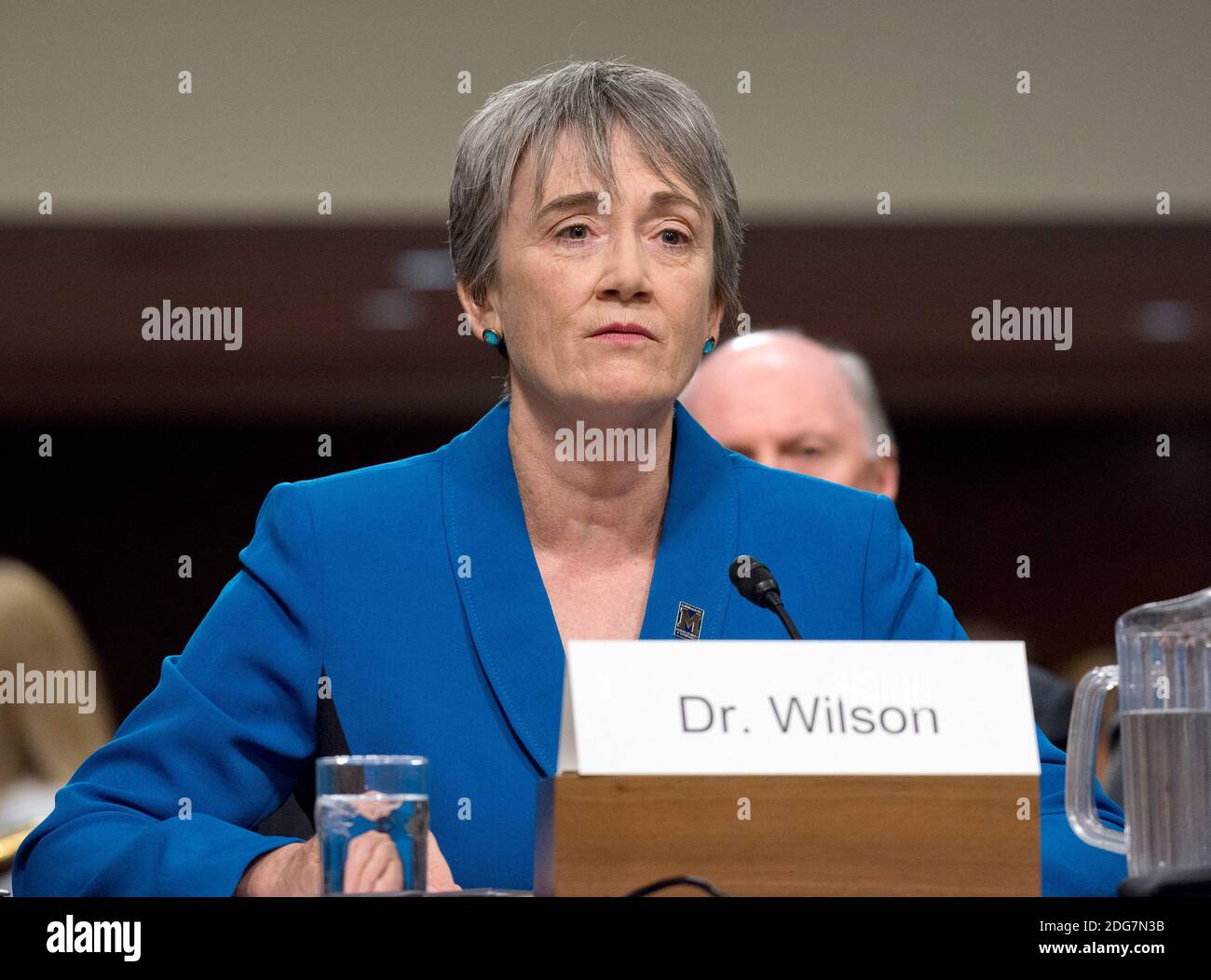 L'ancienne Représentante des États-Unis Heather A. Wilson (républicaine du Nouveau-Mexique) témoigne devant le Comité des services armés du Sénat américain de sa nomination au poste de secrétaire de l'Armée de l'Air à Capitol Hill à Washington, DC, USA? Le jeudi 30 mars 2017. Photo de Ron Sachs/CNP/ABACAPRESS.COM Banque D'Images