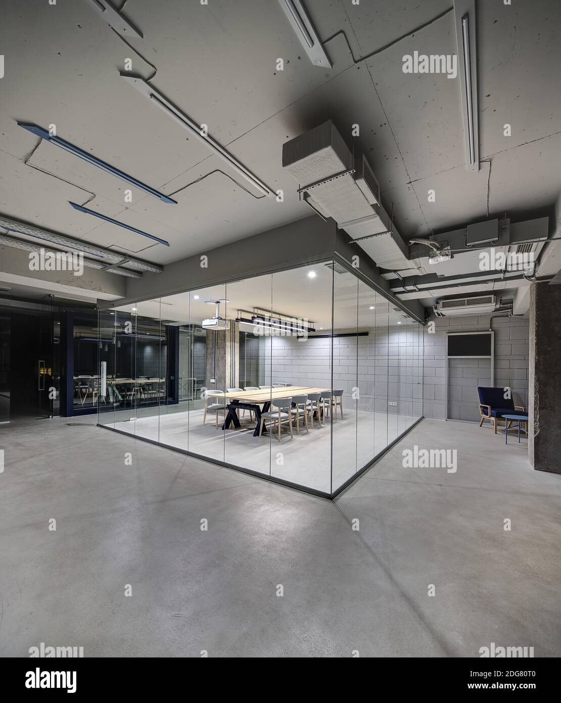 Dans l'intérieur de style loft Banque D'Images