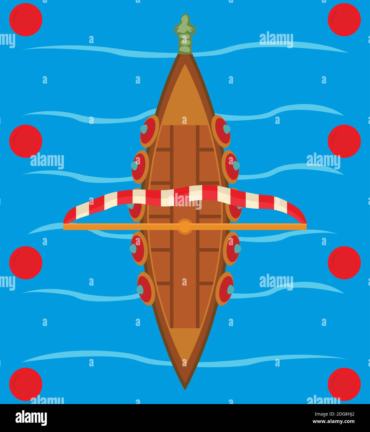 Icône bateau viking. Illustration isométrique de l'icône de vecteur de bateau viking pour le Web Illustration de Vecteur