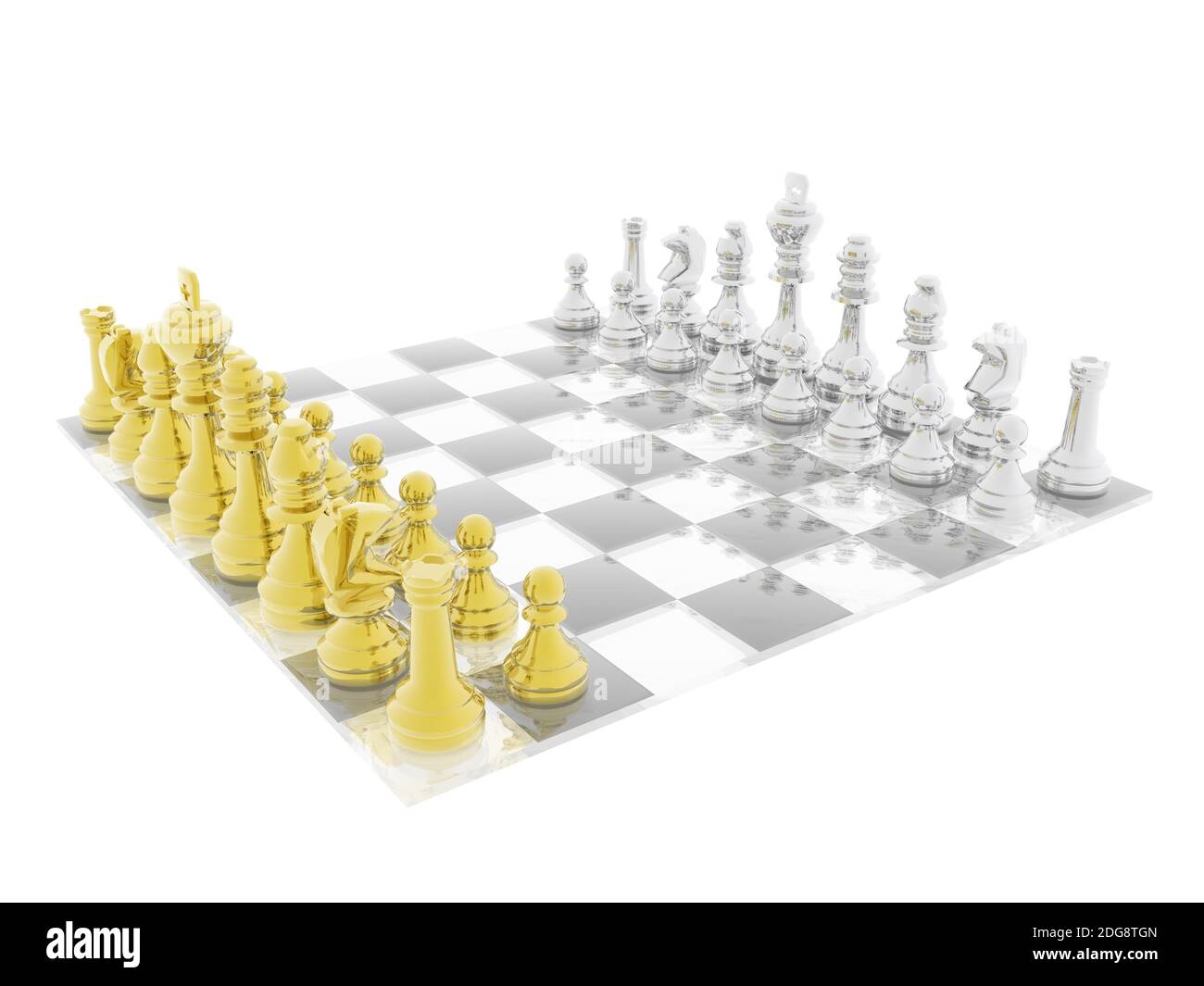 Chess business idée pour la concurrence - rendu 3d Banque D'Images