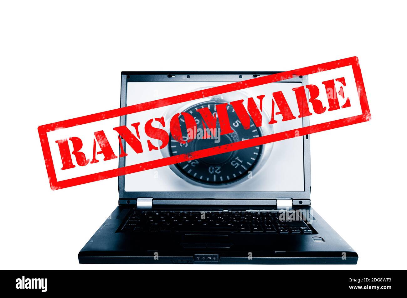 Verrouillage de l'ordinateur ransomware Banque D'Images