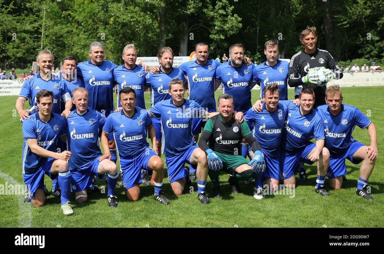 Équipe de tradition FC Schalke 04 sur 13.05.2015 à Quedlinburg Banque D'Images