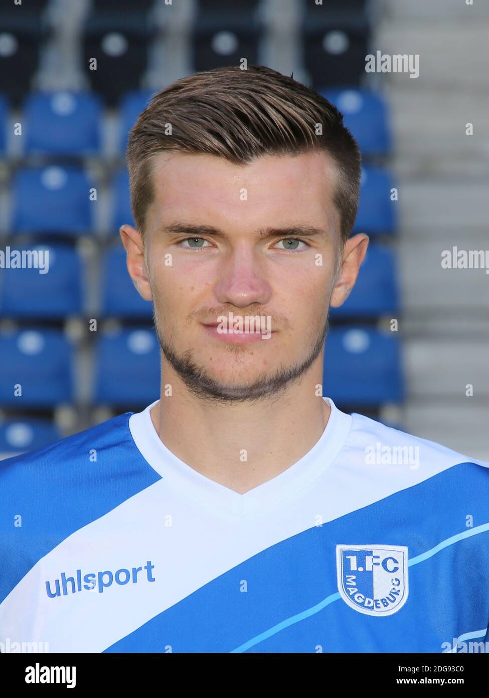 Footballeur björn Rother (1.FC Magdeburg-Saison 2018-19) Banque D'Images