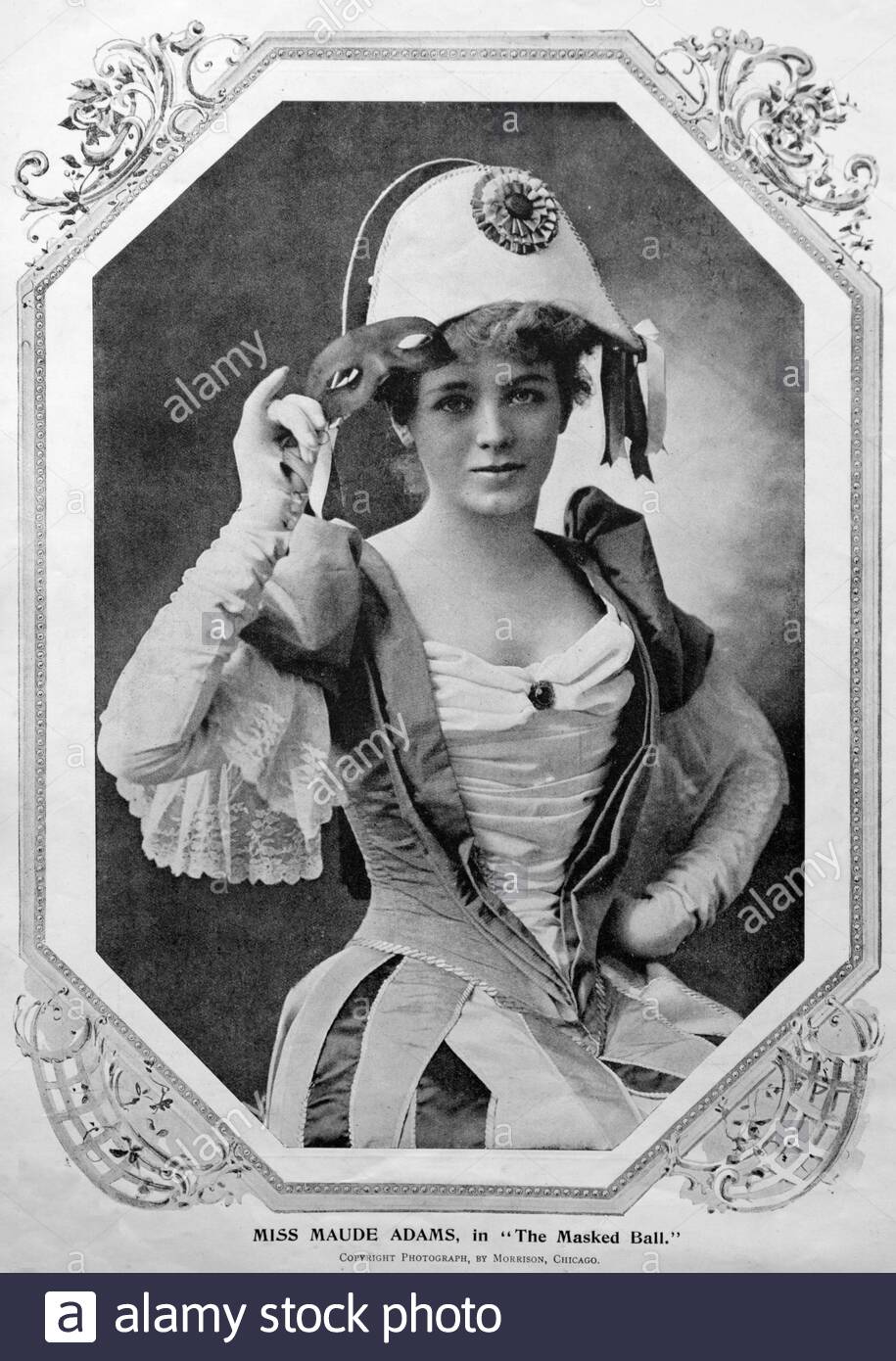 Maude Adams, 1872 – 1953, était une actrice américaine, photographie des années 1890 Banque D'Images