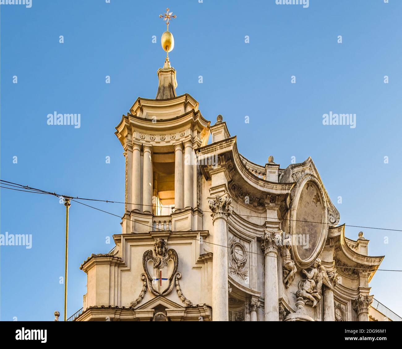 Église Fontane de San Carlo Alle Quattro Banque D'Images