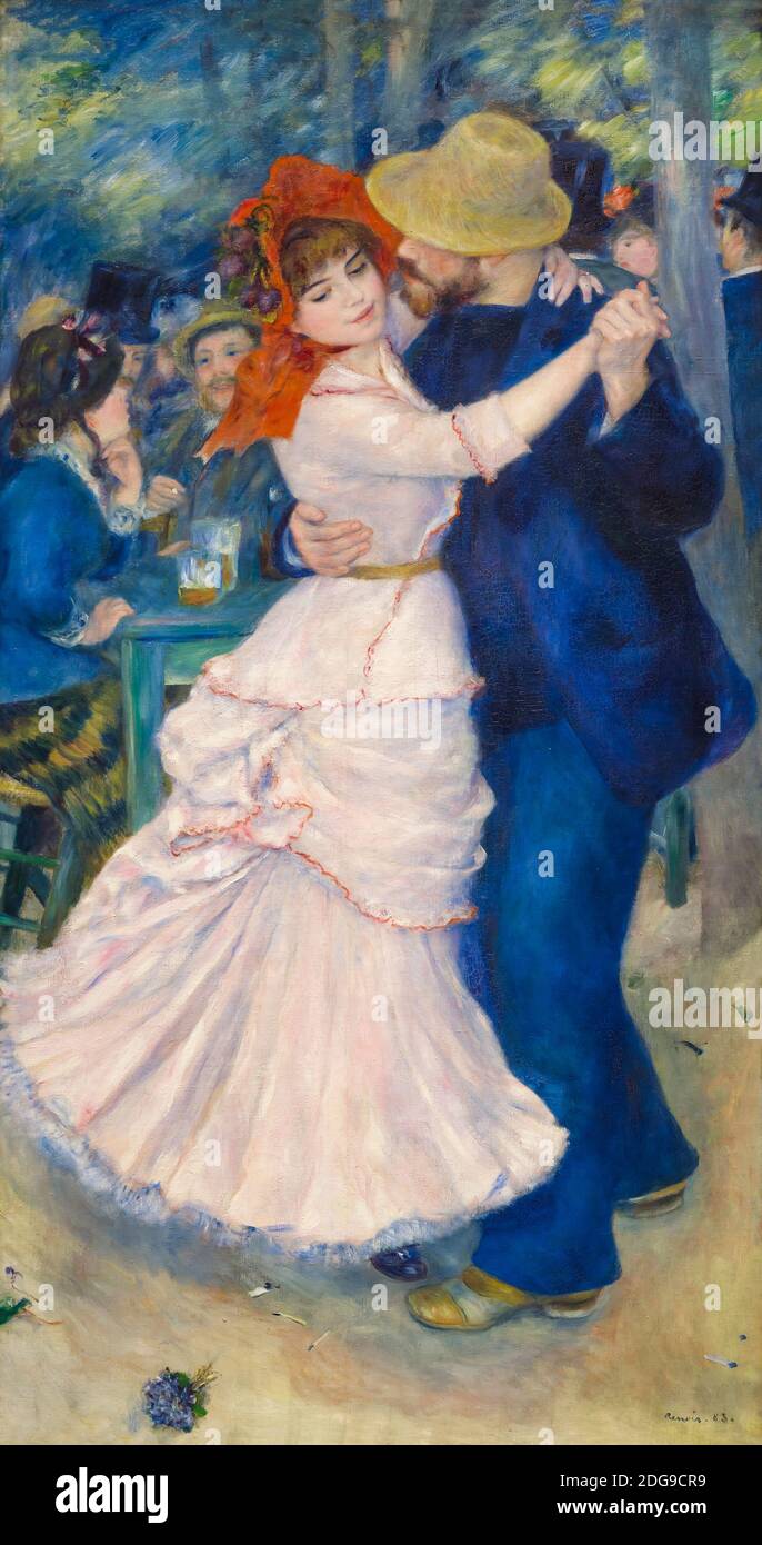 Danse à Bougival, Pierre-Auguste Renoir, 1883, Banque D'Images