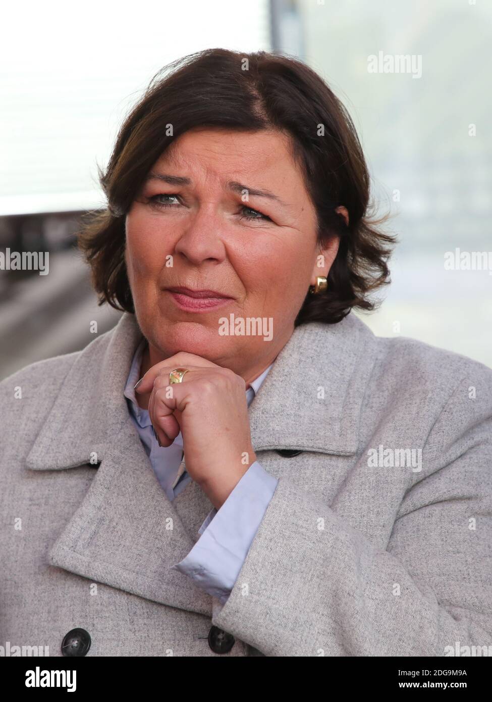 La présentatrice de télévision allemande Vera Int-Veen Banque D'Images