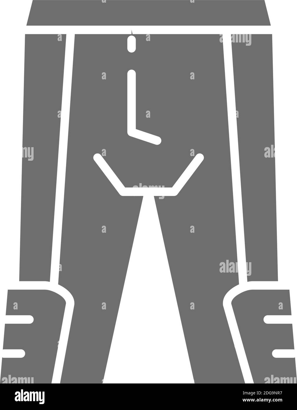 Pantalon de jeu de protection, icône grise de l'équipement de football  américain Image Vectorielle Stock - Alamy