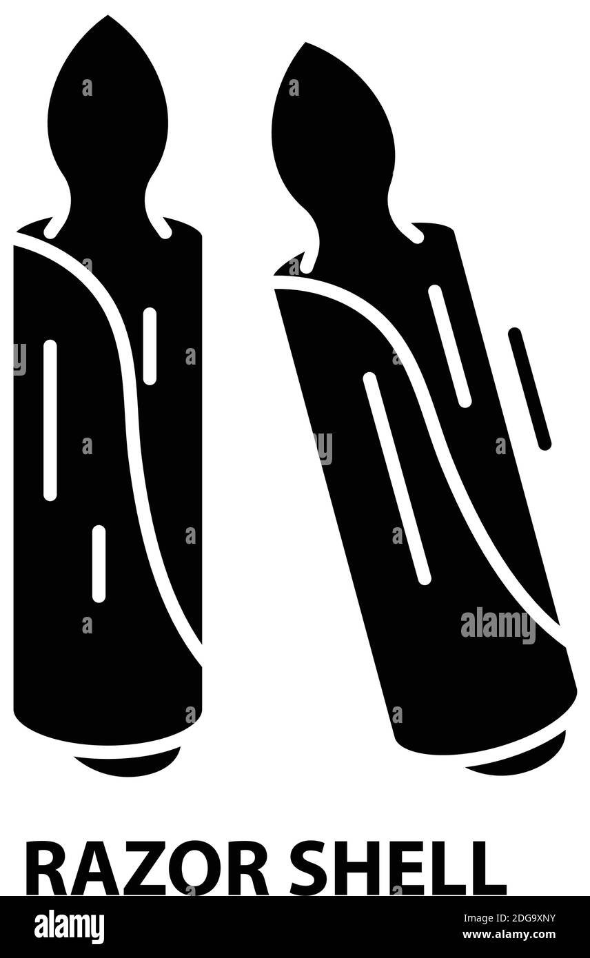 icône représentant un rasoir, signe vectoriel noir avec traits modifiables, illustration du concept Illustration de Vecteur