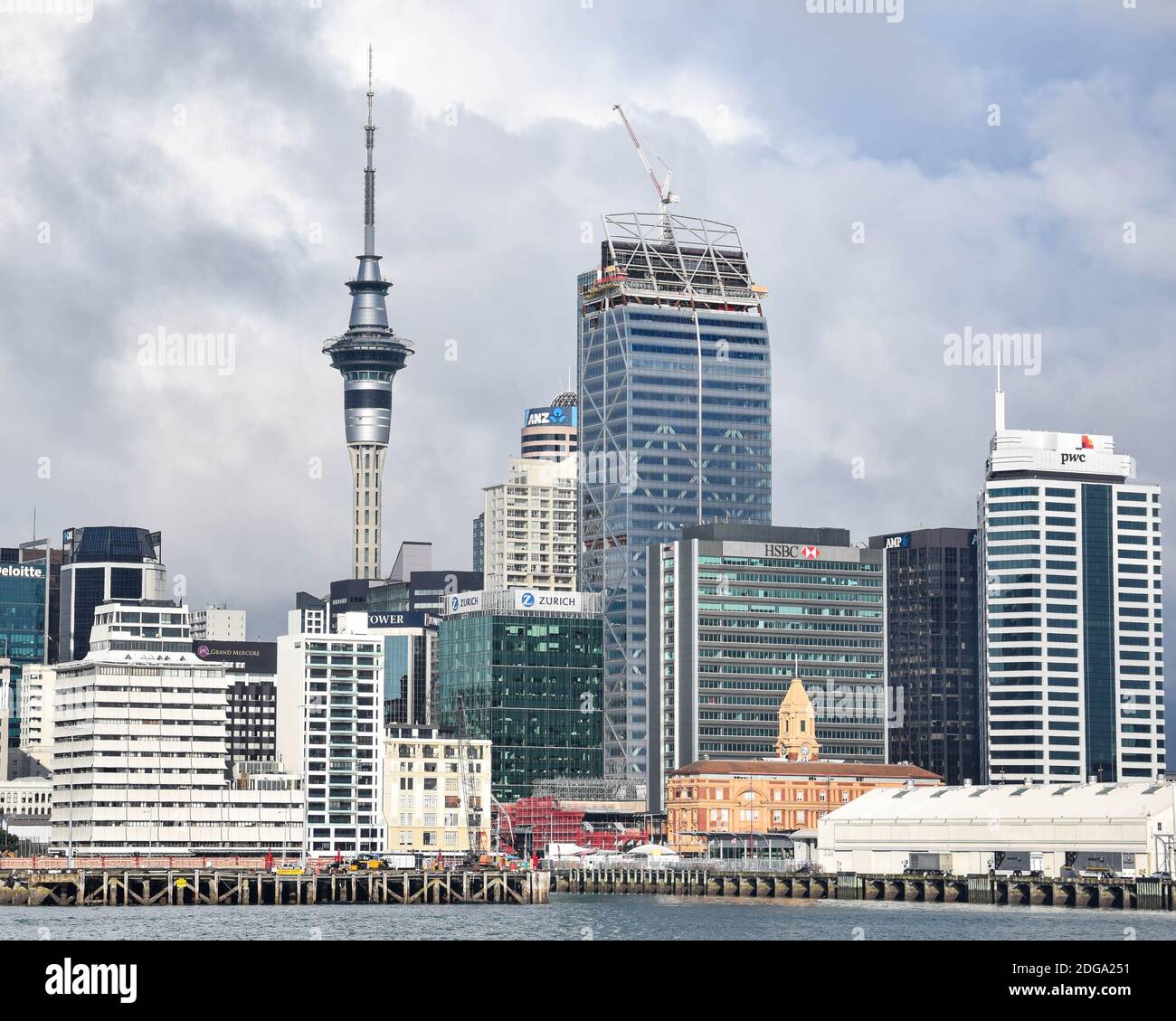 Centre-ville d'Auckland Banque D'Images