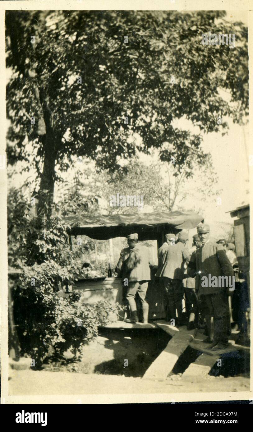 WWI - PÉRIODE IGM - PORRETTA TERME, BOLOGNE, ITALIE Banque D'Images