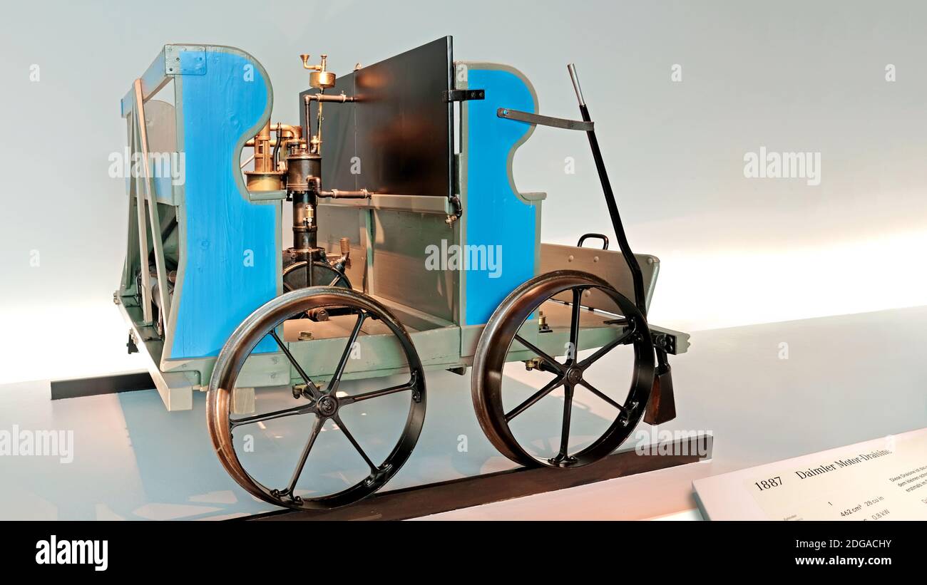 Mercedes-Benz Motor-Draisin 1893 Banque D'Images