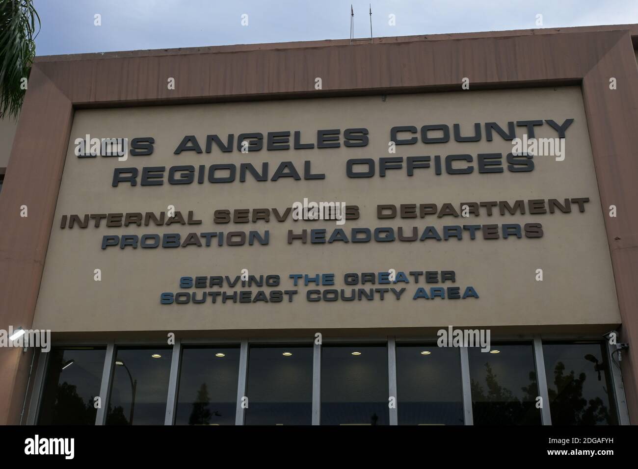 Vue générale des bureaux régionaux du comté de Los Angeles, le jeudi 5 novembre 2020, à Downey, en Californie (Dylan Stewart/image of Sport) Banque D'Images