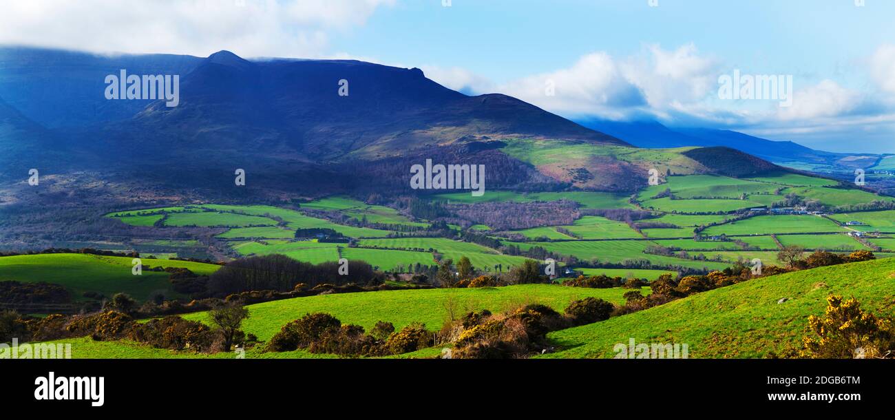 Comeragh Mountains, Comté de Waterford, République d'Irlande Banque D'Images