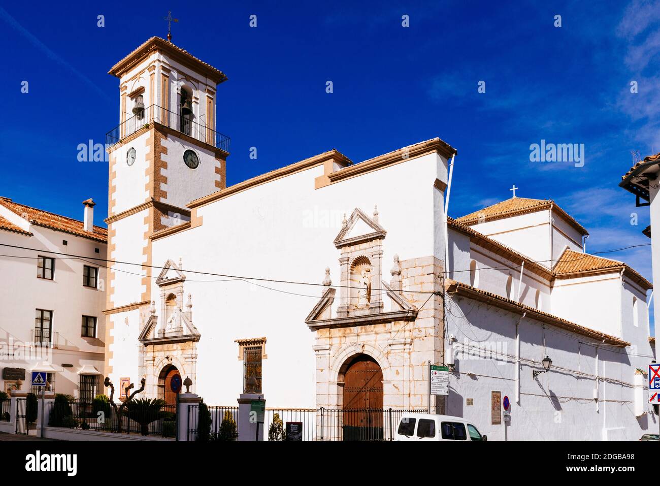 Église de Nuestra Señora de la Encarnación, c'est un temple construit au début du XVIIIe siècle et d'origine mudejar. Au cours du XVIIIe siècle, Banque D'Images