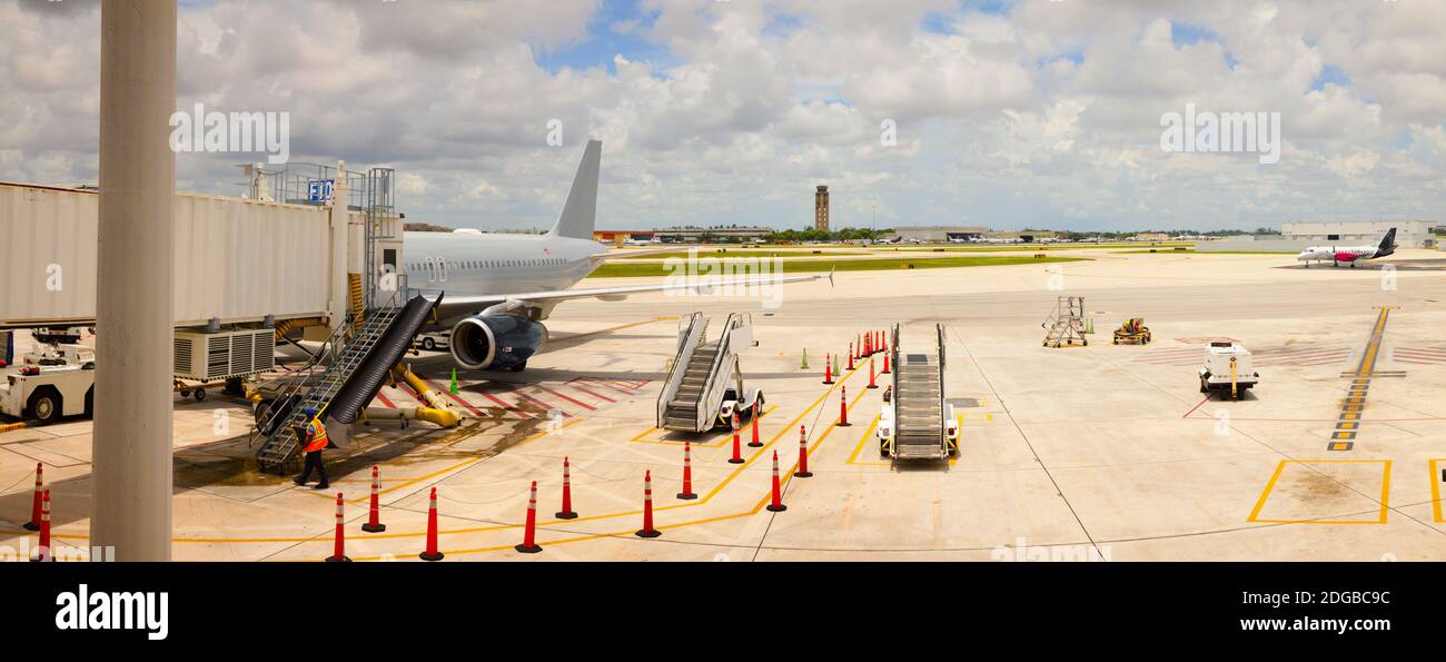 Aéroport, fort Lauderdale, Floride, États-Unis Banque D'Images