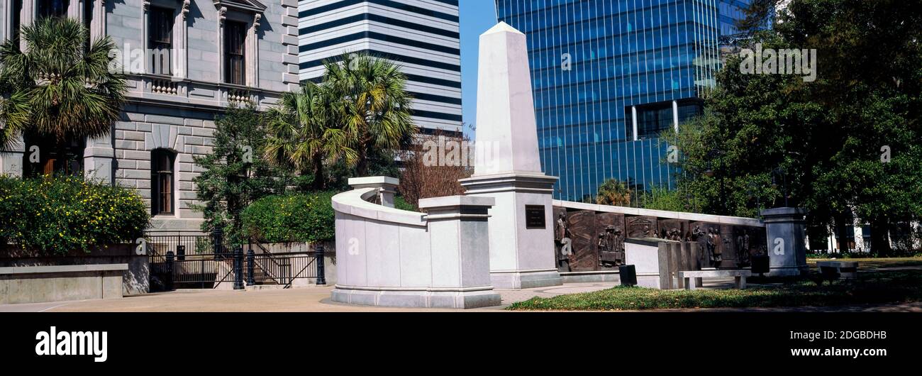 African American History Monument, South Carolina State House, Columbia, Caroline du Sud, États-Unis Banque D'Images