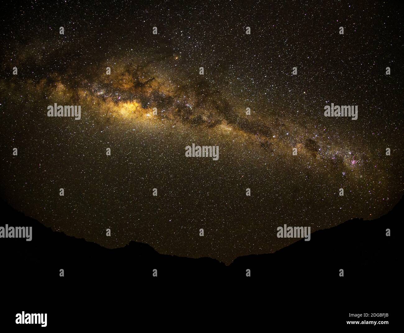 Milky Way, parc national d'Etosha, Namibie Banque D'Images