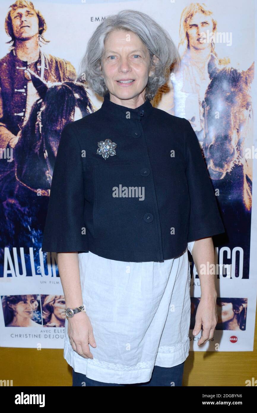 Christine Dejoux assistent à la projection du film au long de Riviere Fango au cinéma le Luminor a Paris, France le 03 avril 2017. Photo d'Aurore Marechal/ABACAPRESS.COM Banque D'Images