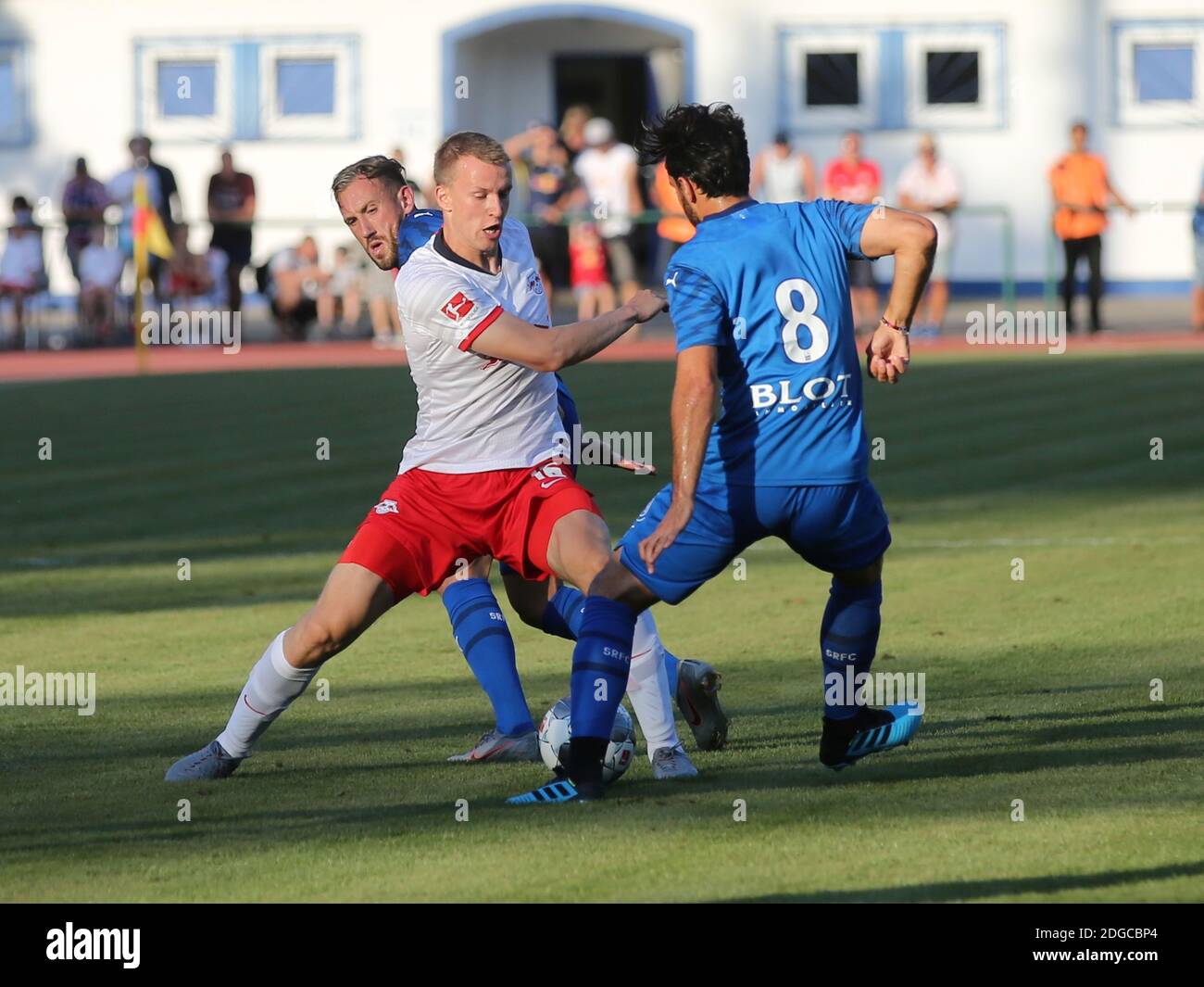 Lukas Klostermann, joueur allemand de football de RB Leipzig, est amical Contre le Stade Rennes le 26.7.19 Banque D'Images