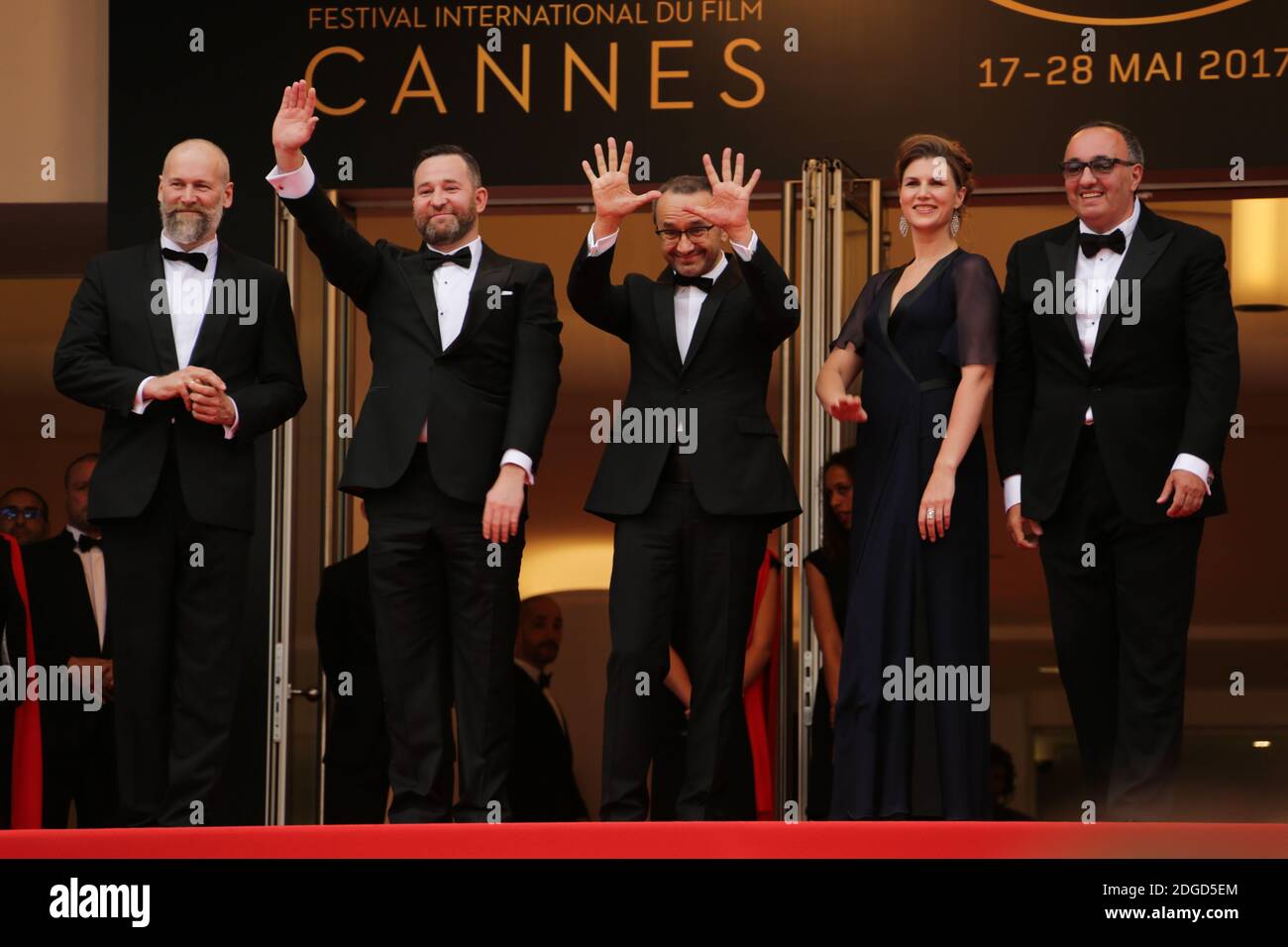 Le cinéaste Mikhail Krichman, l'acteur Alexey Rozin, le réalisateur ...