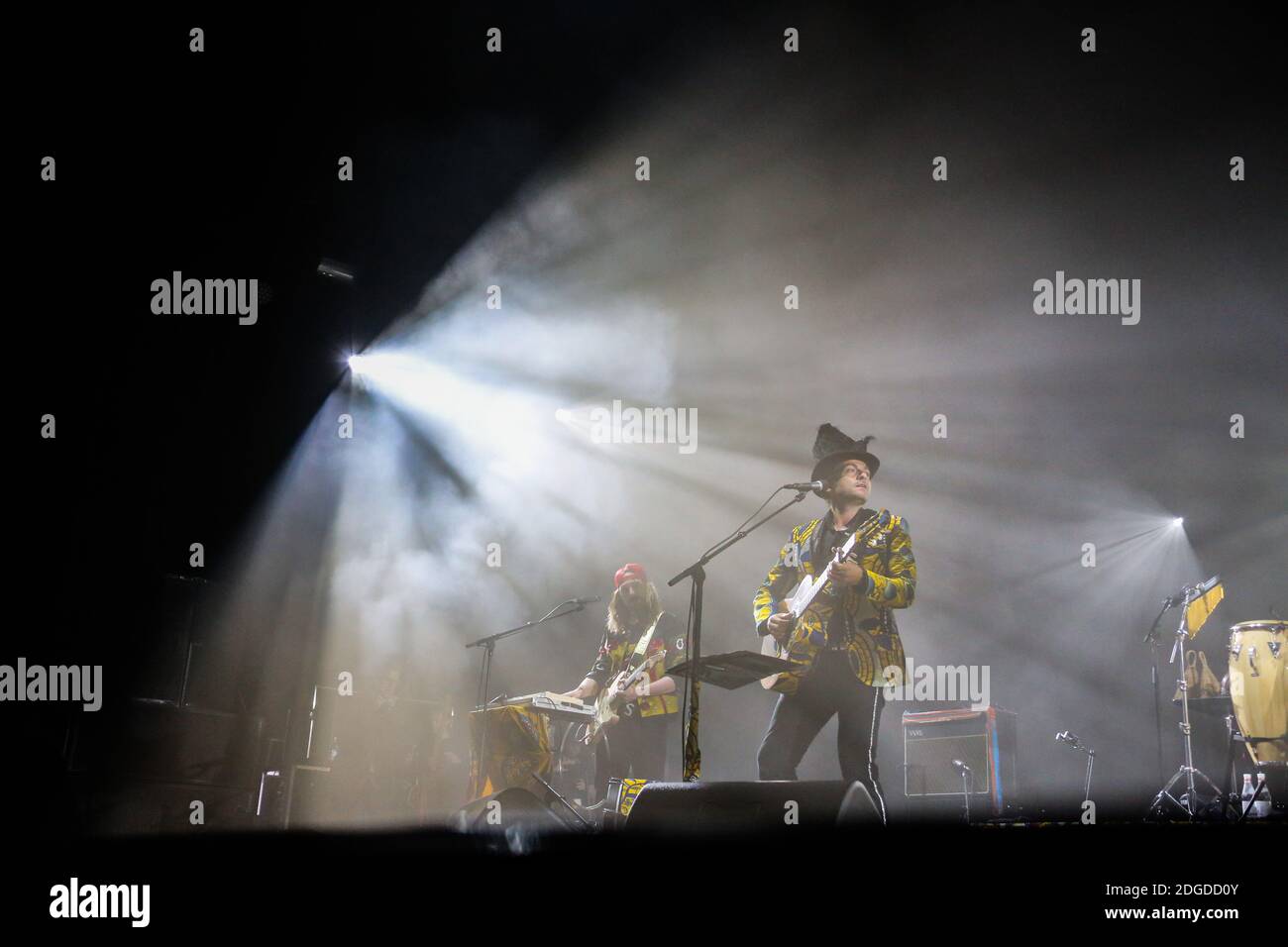 Le chanteur/compositeur Matthieu Chedid, -M- se produit lors de la 70e édition annuelle du Festival de Cannes le 21 mai 2017 à Cannes, France. Photo de David Boyer/ABACAPRESS.COM Banque D'Images