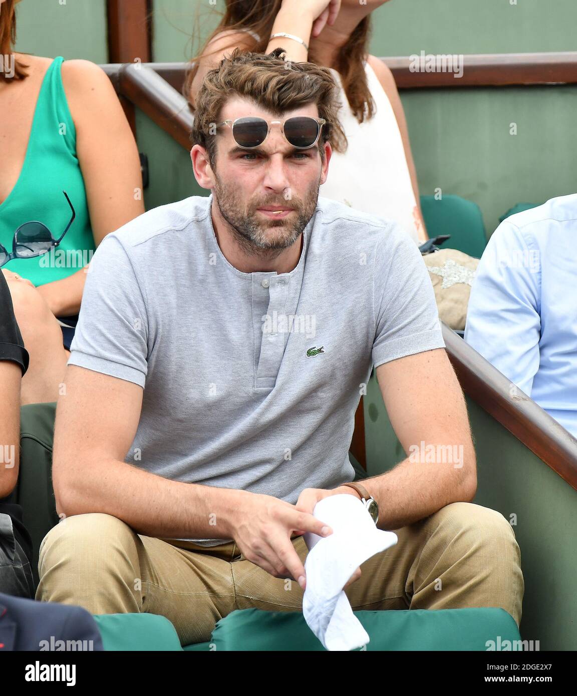 L'acteur Stanley Weber participe à l'Open de tennis français à l'arène Roland Garros le 30 mai 2017 à Paris, en France. Photo de Laurent Zabulon/ABACAPRESS.COM Banque D'Images