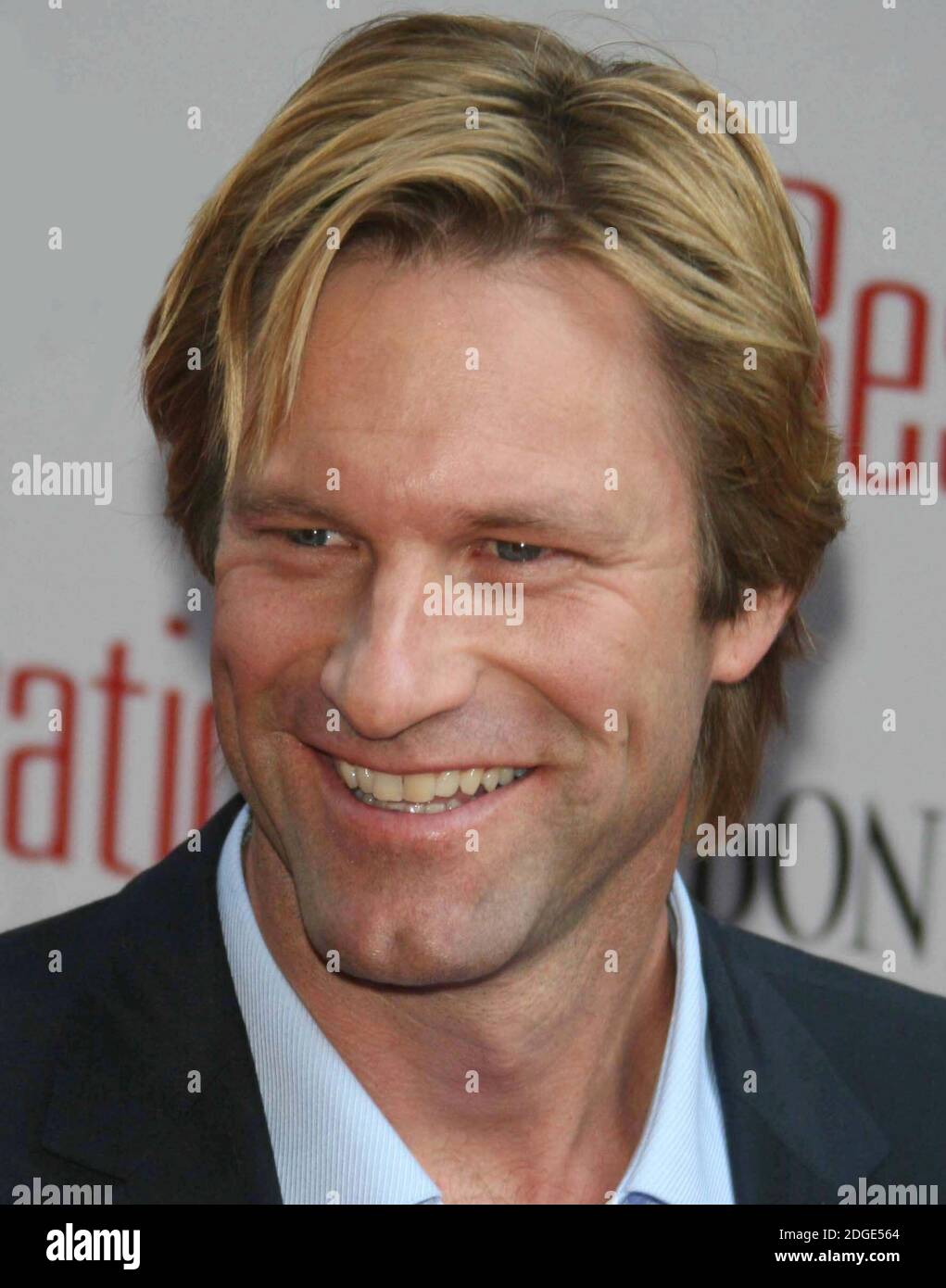 New York, New York 07-25-07 Aaron Eckart aucune réservation première au théâtre Ziegfeld photo de John Barrett/PHOTOlink Banque D'Images