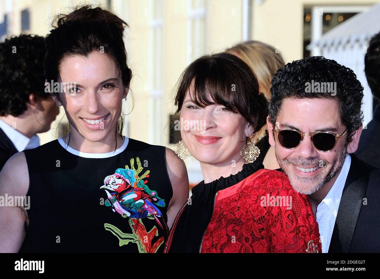 Aure Atika, Anne Dorval et Manu Payet assistent au tapis rouge lors du 31e Festival du film de Cabourg à Cabourg, France, le 16 juin 2017. Photo d'Aurore Marechal/ABACAPRESS.COM Banque D'Images