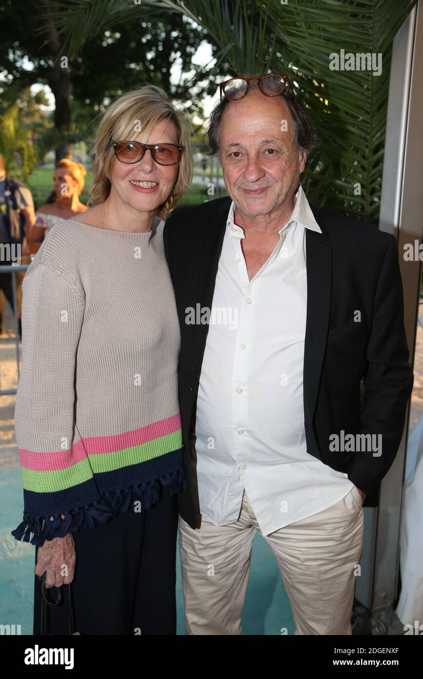 Chantal Ladesou et son mari Michel Ansault assistent à l'inauguration de la 34e Fête annuelle des Tuileries à Paris, France, le 23 juin 2017. Photo de Jerome Domine/ABACAPRESS.COM Banque D'Images