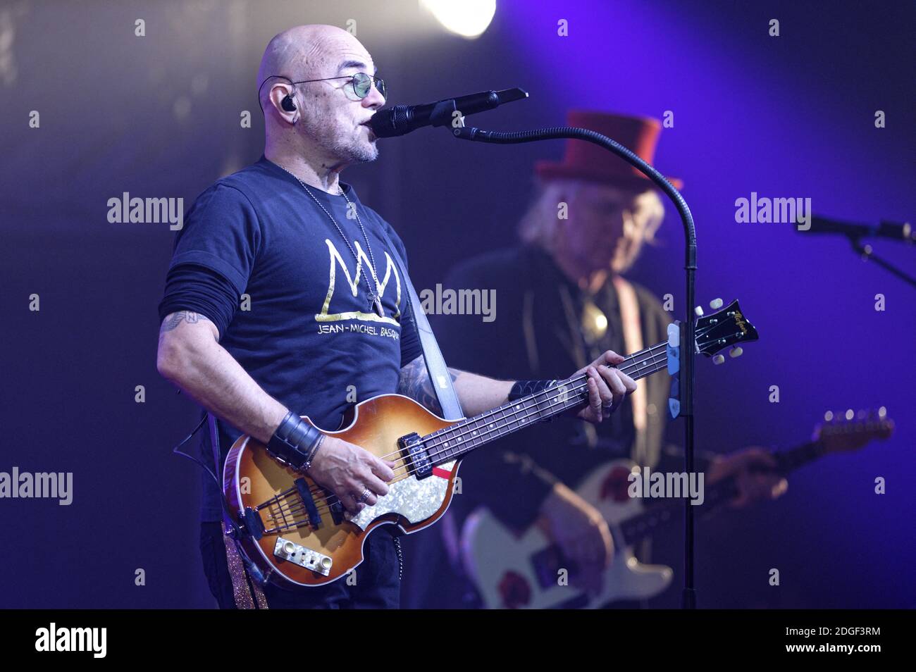 Le chanteur français Pascal Obispo joue en direct sur scène à 'le Tigre' avec son 'Pascal Obispo Tour', le 22 mars 2019 à Margny-les-Compiegne, près de Compiegne, en France. Photo par Edouard Bernaux/Abacapress.com Banque D'Images