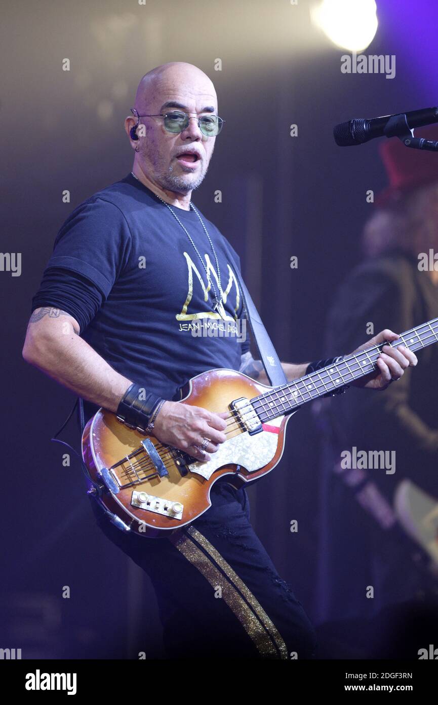 Le chanteur français Pascal Obispo joue en direct sur scène à 'le Tigre' avec son 'Pascal Obispo Tour', le 22 mars 2019 à Margny-les-Compiegne, près de Compiegne, en France. Photo par Edouard Bernaux/Abacapress.com Banque D'Images