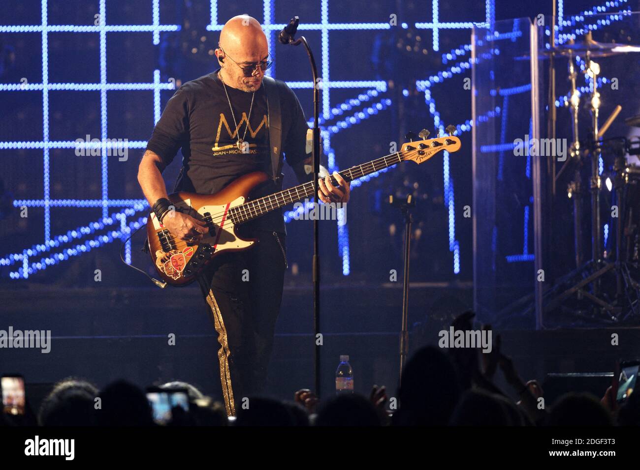 Le chanteur français Pascal Obispo joue en direct sur scène à 'le Tigre' avec son 'Pascal Obispo Tour', le 22 mars 2019 à Margny-les-Compiegne, près de Compiegne, en France. Photo par Edouard Bernaux/Abacapress.com Banque D'Images