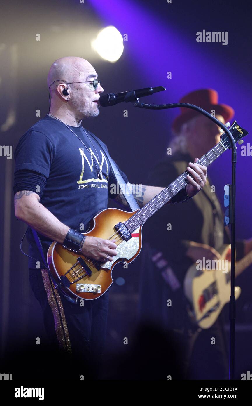 Le chanteur français Pascal Obispo joue en direct sur scène à 'le Tigre' avec son 'Pascal Obispo Tour', le 22 mars 2019 à Margny-les-Compiegne, près de Compiegne, en France. Photo par Edouard Bernaux/Abacapress.com Banque D'Images