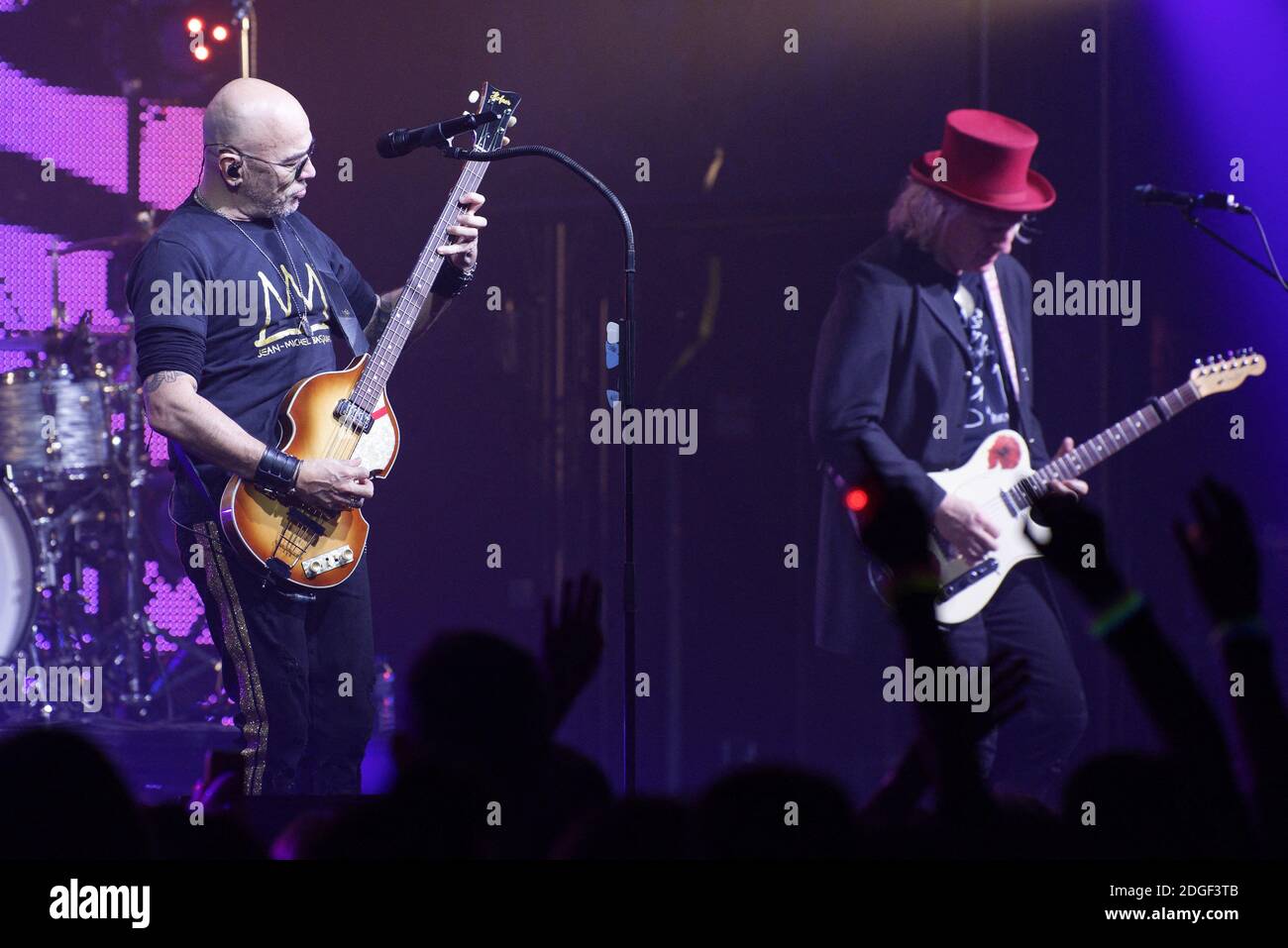 Le chanteur français Pascal Obispo joue en direct sur scène à 'le Tigre' avec son 'Pascal Obispo Tour', le 22 mars 2019 à Margny-les-Compiegne, près de Compiegne, en France. Photo par Edouard Bernaux/Abacapress.com Banque D'Images